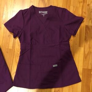 Previously Worn Purple Grey’s Anatomy Scrubs